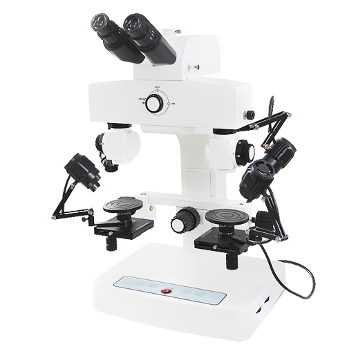 a step zoom comparison microscope
